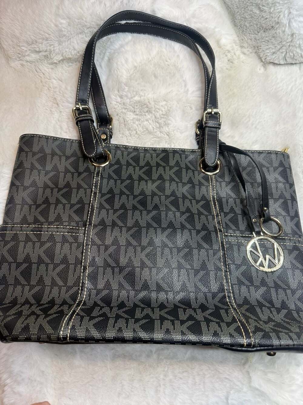 Wendy Keen Signature Monogram Print Tote Bag